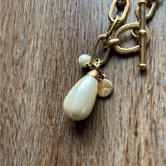 Lauren Ralph Lauren vintage necklace with a clasp and baroque pearl pendant - Picture 2 of 3